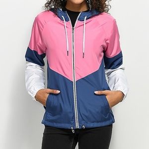 Evka Zine Colorblock Windbreaker Jacket